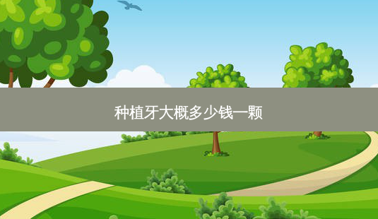 种植牙大概多少钱一颗-第1张图片-唯美资讯网