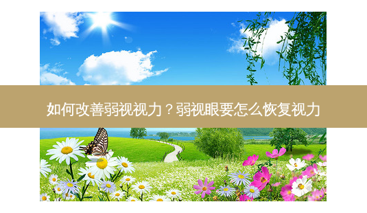 如何弱视视力?弱视眼要怎么恢复视力-第1张图片-唯美资讯网 如何弱视视力?弱视眼要怎么恢复视力-第1张图片-唯美资讯网