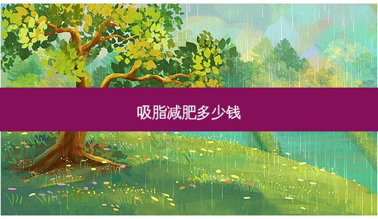 吸脂减肥多少钱-第1张图片-唯美资讯网