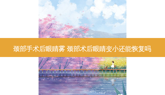 颈部手术后眼睛雾 颈部术后眼睛变小还能恢复吗-第1张图片-唯美资讯网 颈部手术后眼睛雾 颈部术后眼睛变小还能恢复吗-第1张图片-唯美资讯网