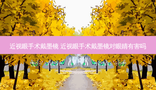 近视眼手术戴墨镜 近视眼手术戴墨镜对眼睛有害吗-第1张图片-唯美资讯网