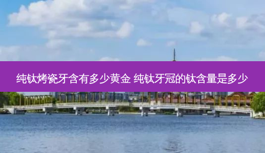 纯钛烤瓷牙含有多少黄金 纯钛牙冠的钛含量是多少-第1张图片-唯美资讯网 纯钛烤瓷牙含有多少黄金 纯钛牙冠的钛含量是多少-第1张图片-唯美资讯网
