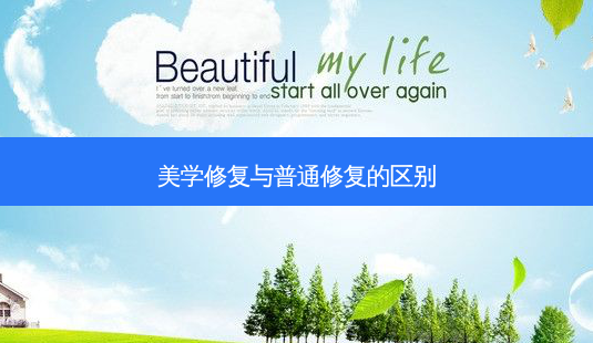 美学修复与普通修复的区别-第1张图片-唯美资讯网 美学修复与普通修复的区别-第1张图片-唯美资讯网