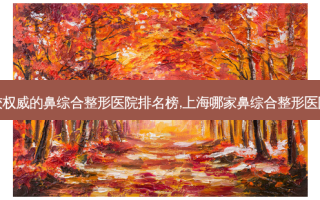 上海比较的鼻综合整形医院排名榜,上海哪家鼻综合整形医院比较好