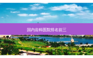国内齿科医院排名前三